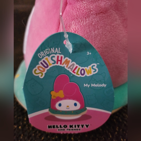 NWT My Melody in Pool Floaty Squishmallows Hello Kitty 8" New - Picture 3 of 3